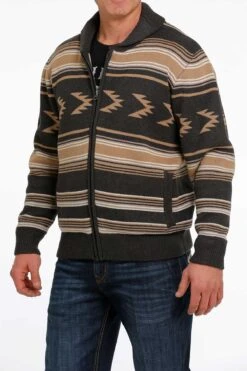 Men's Cinch Aztec Full Zip Sweater #MWK1582001 -Ariat Store aaf60e6898930867d2b87685480de070