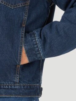 Men's Wrangler Blanket Lined Denim Jacket #112318487X -Ariat Store b92ef196007d8aa1103e93427b916360