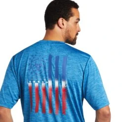 Men's Ariat Charger Vertical Flag T-Shirt #10040633 -Ariat Store bfa3d6e8881d368ca02475c2e752d8b1