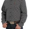 Men's Cinch Button Down Shirt #MTW1105315BLK -Ariat Store c3e508cec69e672fbfd53a8f3a4e2022