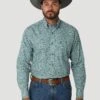 Men's Wrangler George Strait Button Down Shirt #112318983