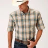 Men's Roper Button Down Shirt #03-002-0378-4047TA