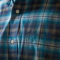 Men's Ariat Kenneth Plaid Button Down Shirt #10043645 9 Men's Ariat Kenneth Plaid Button Down Shirt #10043645 -Ariat Store d03f65afe997667cb0bb0fce0c5bbf20