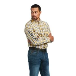 Men's Ariat Pro Series Team Olen Classic Fit Button Down Shirt #10039243-C