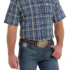Men's Cinch Plaid Button Down #MTW1111419BLU -Ariat Store d8769606a26c75f4ea802e753b9637c6