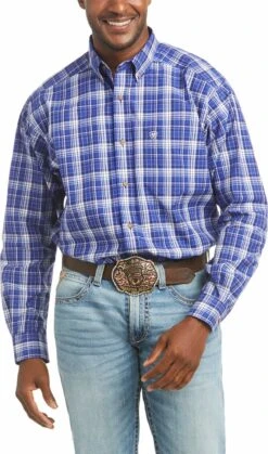 Men's Ariat Pro Paul Classic Button Down Shirt #10036240-C