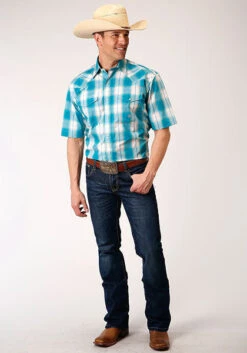 Men's Roper Snap Front Shirt #03-002-0278-4046 -Ariat Store da7e8b81a935b28cf884eb7f9bac70ec
