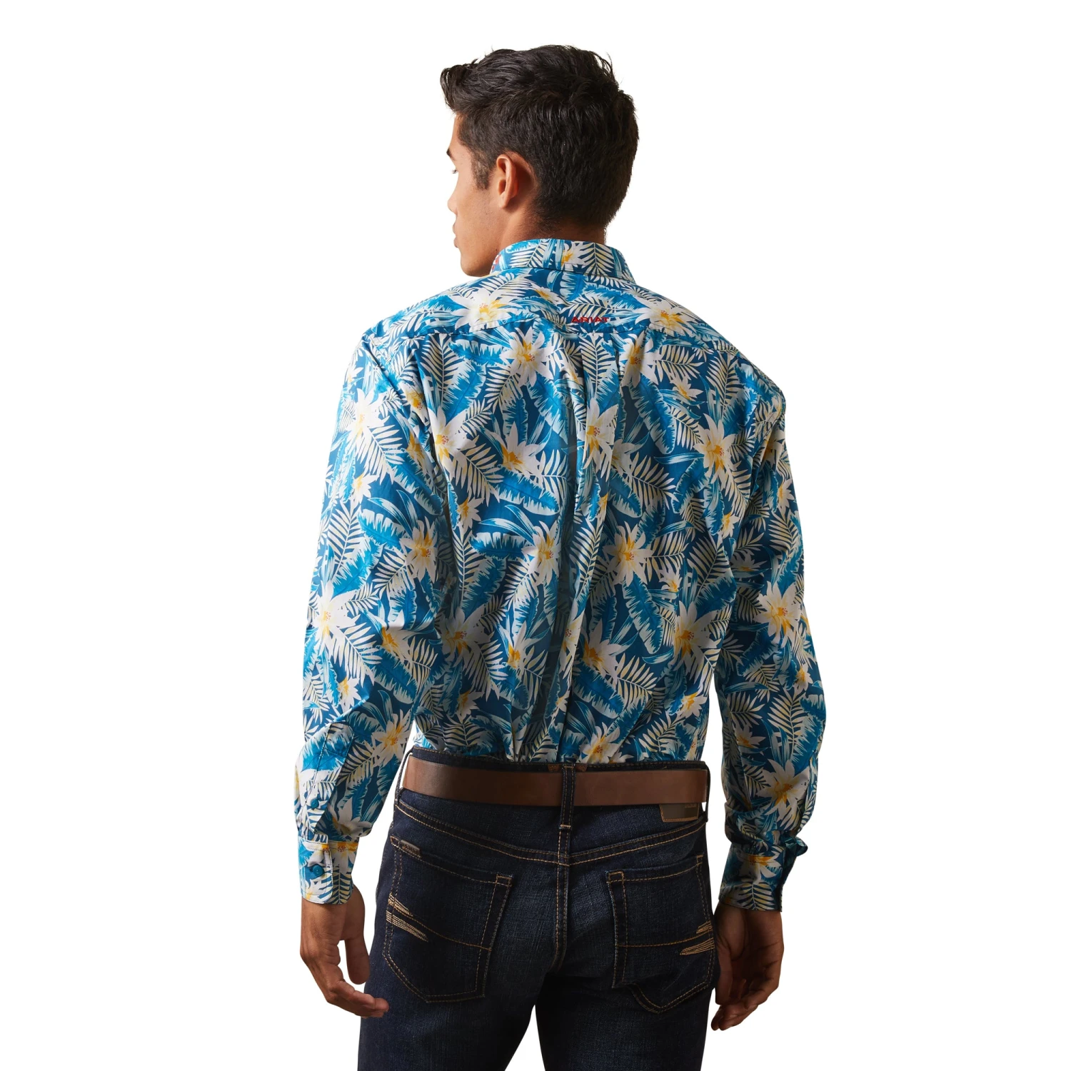 Men's Ariat Team Spencer Classic Fit Button Down Shirt #10043695X 3 Men's Ariat Team Spencer Classic Fit Button Down Shirt #10043695X - Image 2