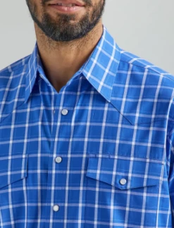 Men's Wrangler Wrinkle Resist Snap Front Shirt #112324664 -Ariat Store dc4dfbadb0fc3a9005ec8cae1adf7374