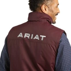 Men's Ariat Team Logo Insulated Vest #10037550-C -Ariat Store dc53c79b467f25ddf8656b768f54e5bd