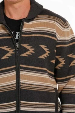 Men's Cinch Aztec Full Zip Sweater #MWK1582001 -Ariat Store dd5e9e7f9b262ae8014f3af2bdaad607