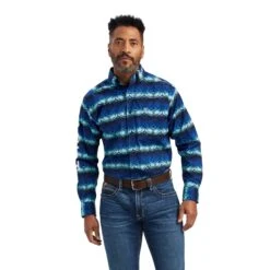 Men's Ariat Team Maison Button Down Shirt #10041782X (Big And Tall)