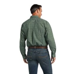Men's Ariat Kylan Stretch Classic Fit Button Down Shirt #10039748X -Ariat Store ed97a487fe9fca84fd6954062bdf5898