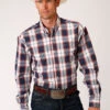 Men's Roper Button Down Shirt #03-001-0378-4048BU -Ariat Store ee8cb22027784fbdc51e739f22fc2c12